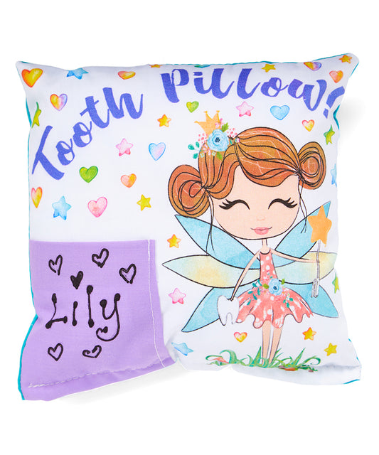 Whimsy Fairy Personalized Tooth Fairy Pillow image 1