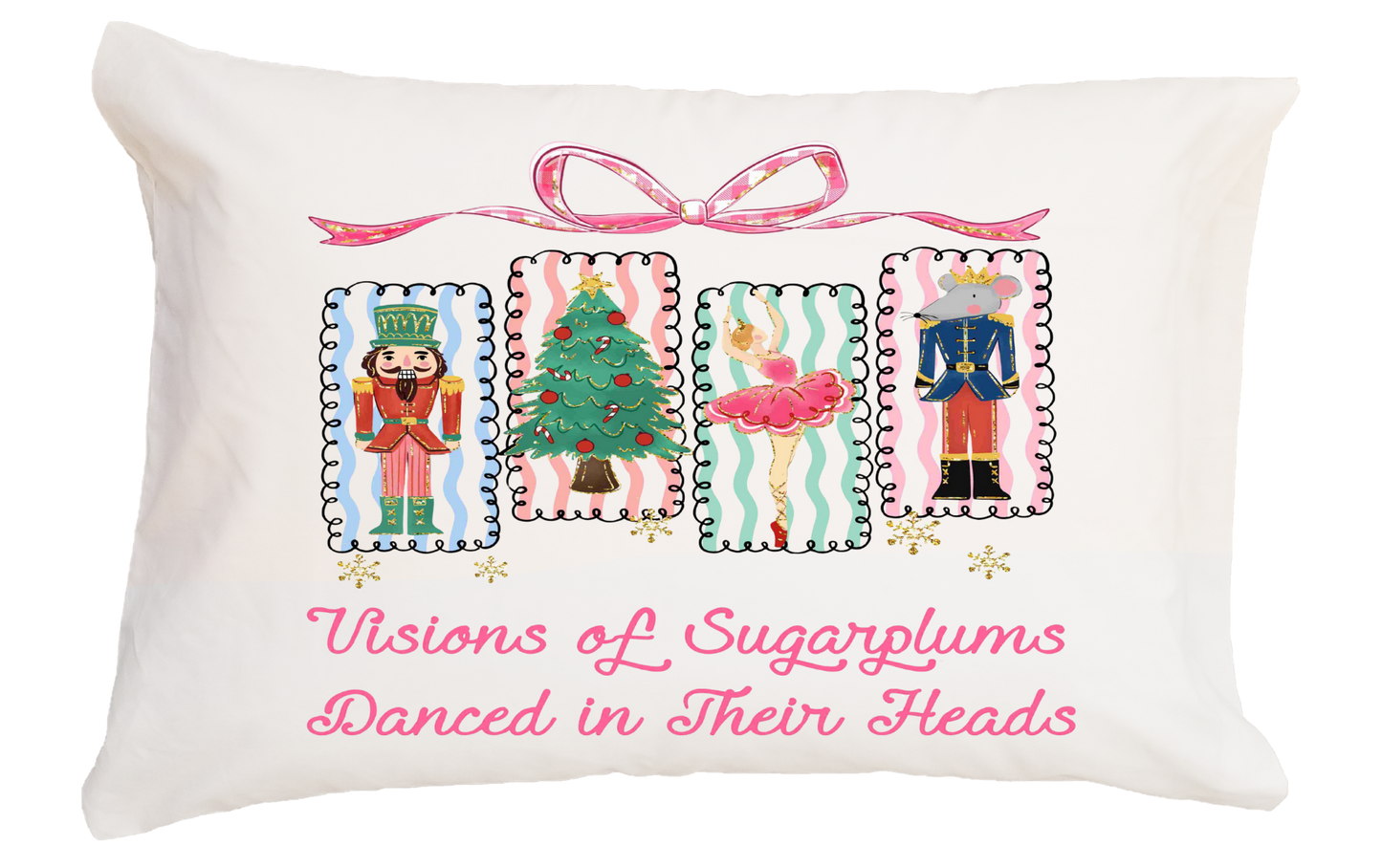 Visions of Sugarplums Standard Pillow Case