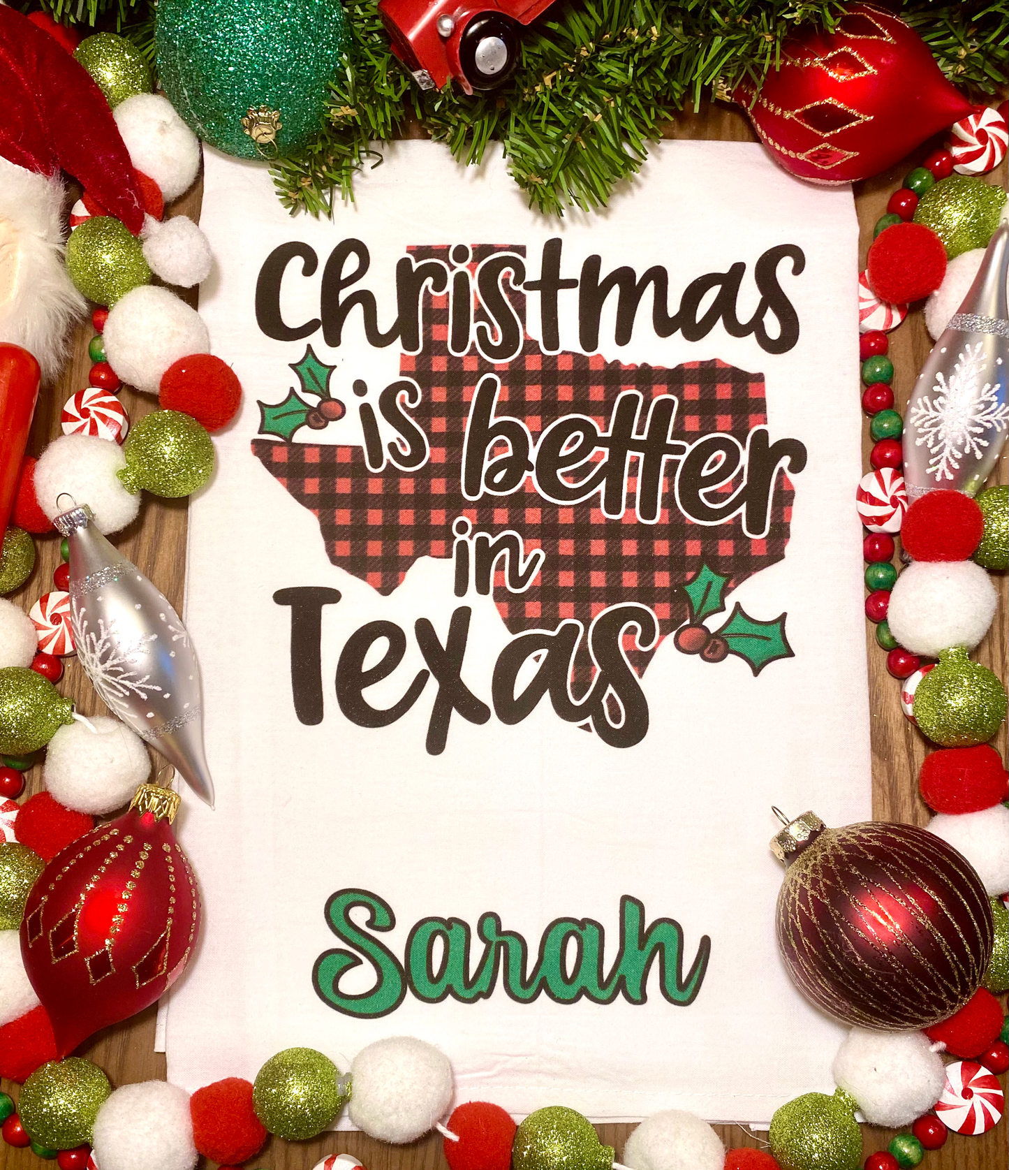 Christmas is Better in Texas w/ Custom Name image 0