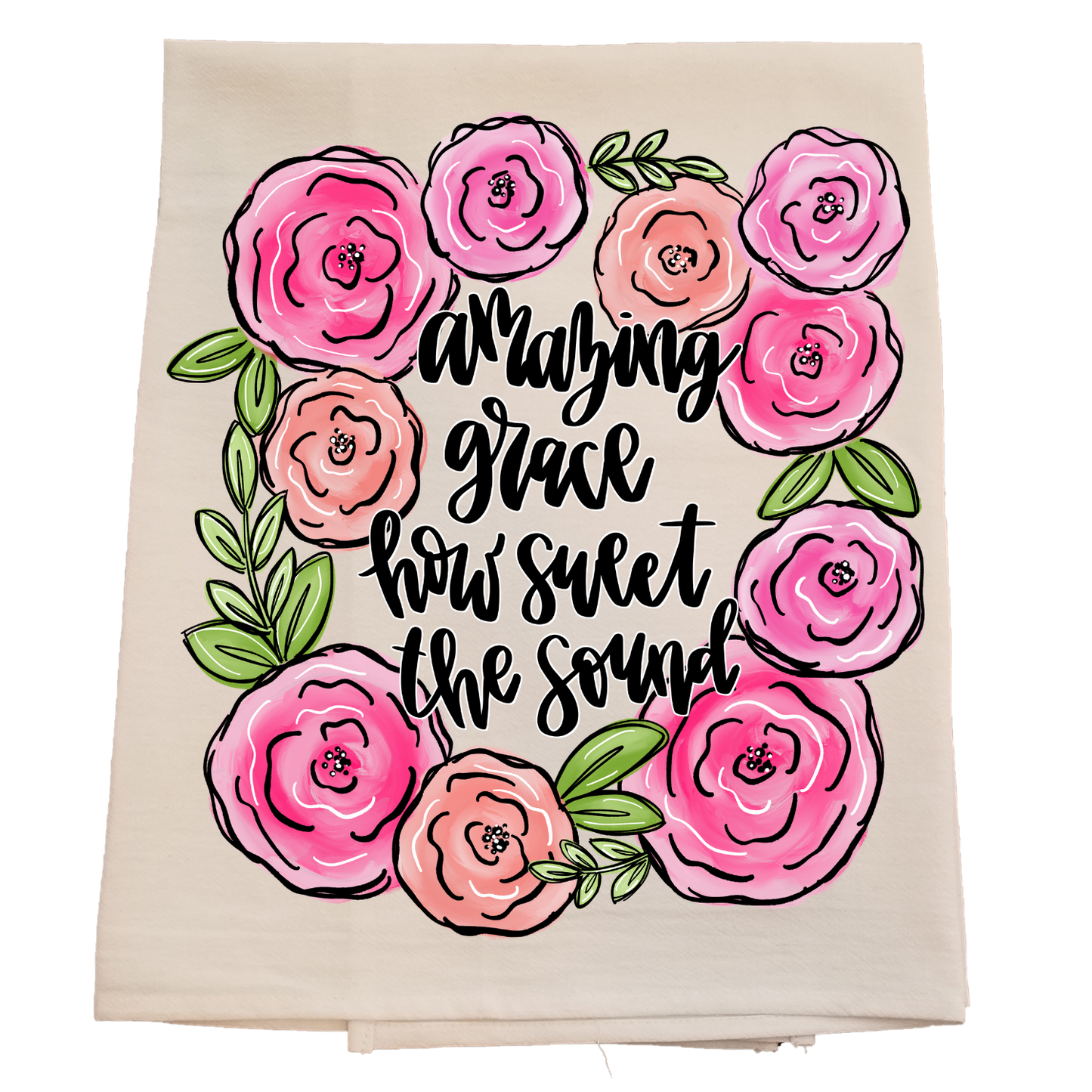 Amazing Grace Tea Towel