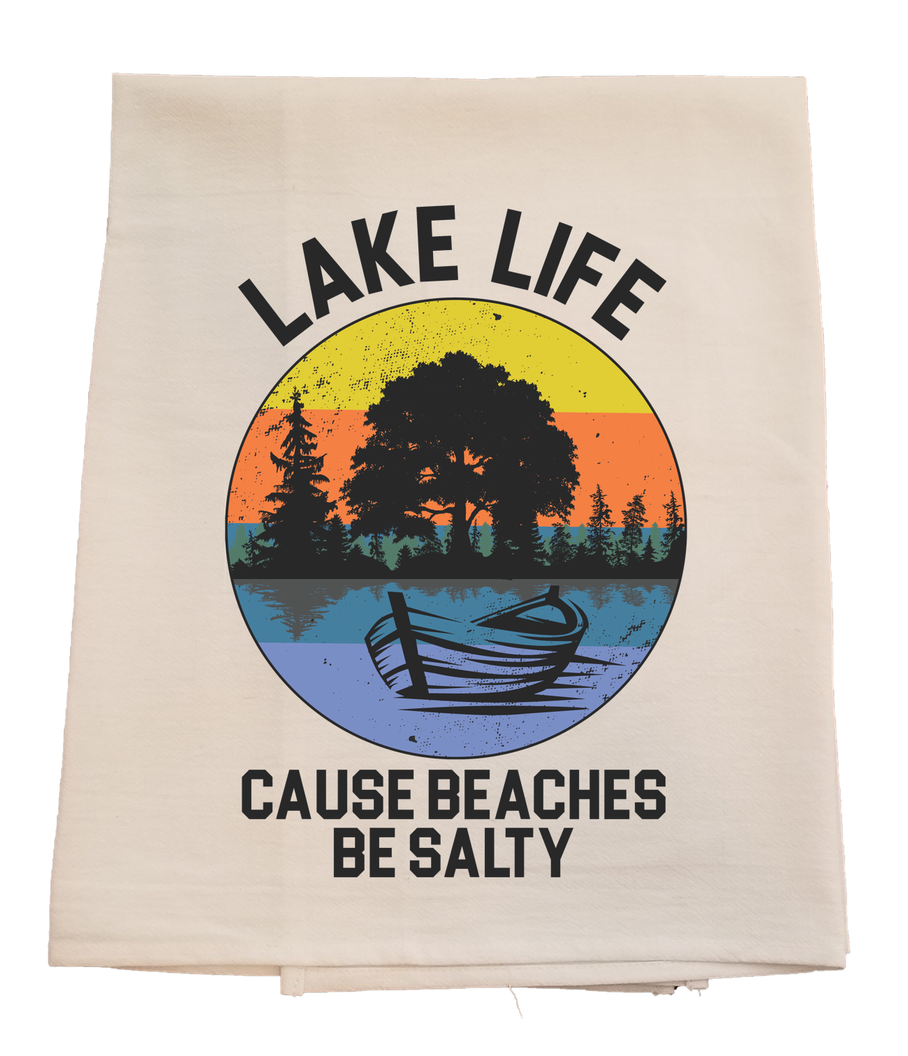 Lake Life Tea Towel image 0