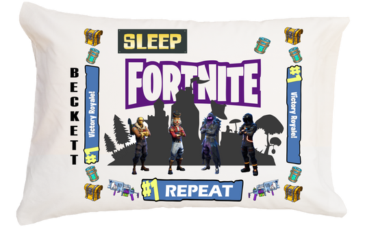 Fortnite w/Custom Name Travel Pillow 