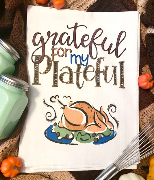 Grateful Tea Towel image 0