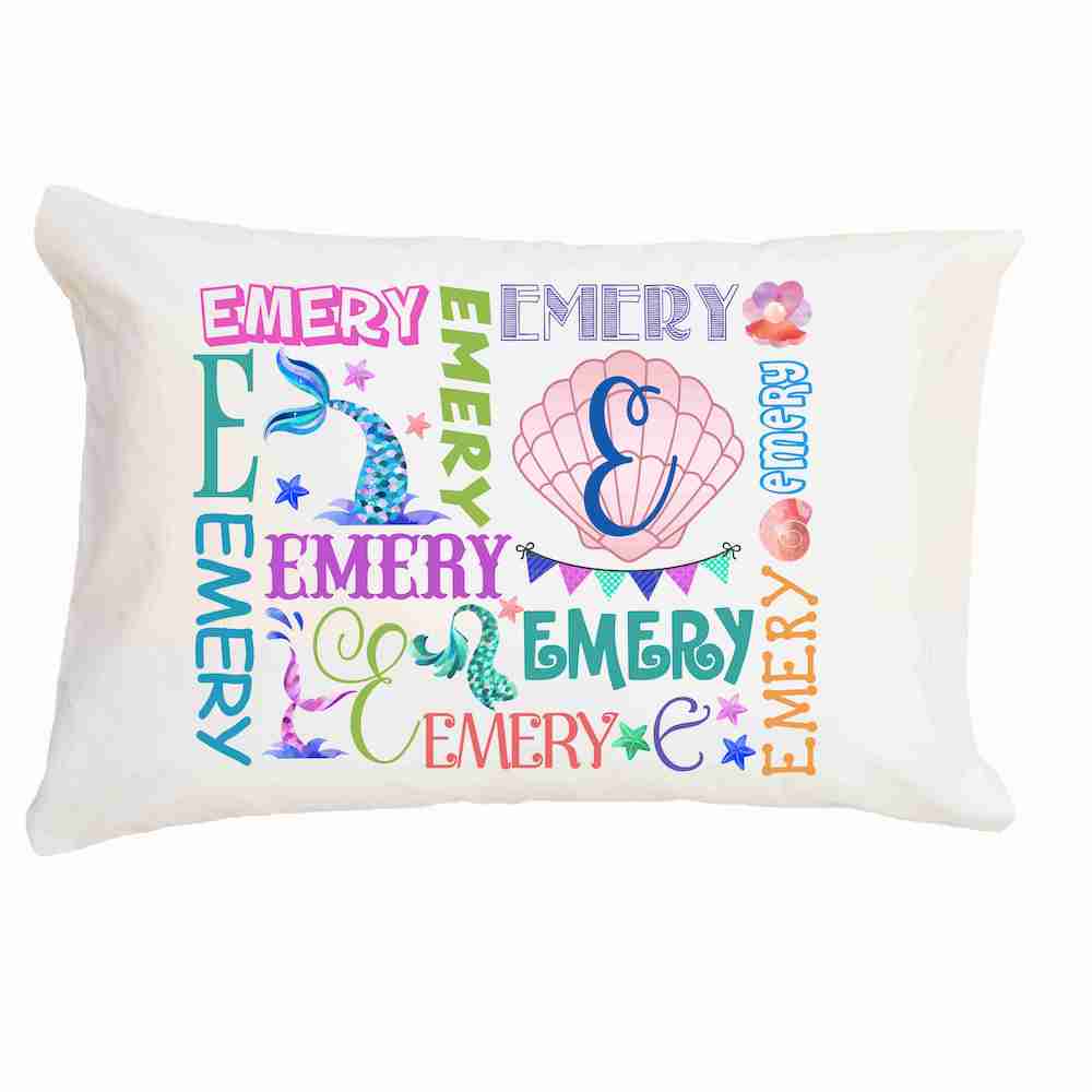 Mermaid My Name Kid's Pillow image 0