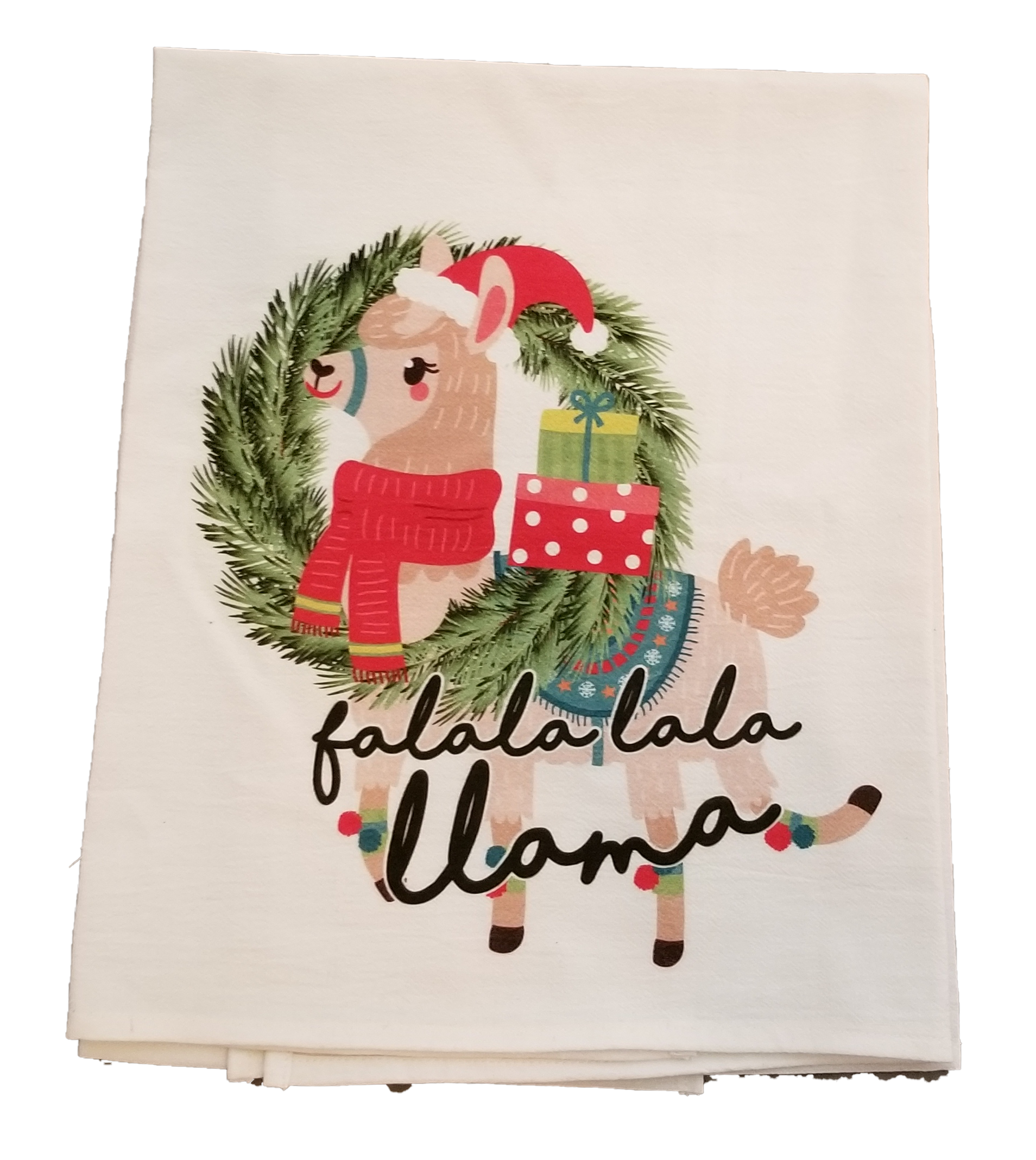 Falalala Llama Tea Towel image 0