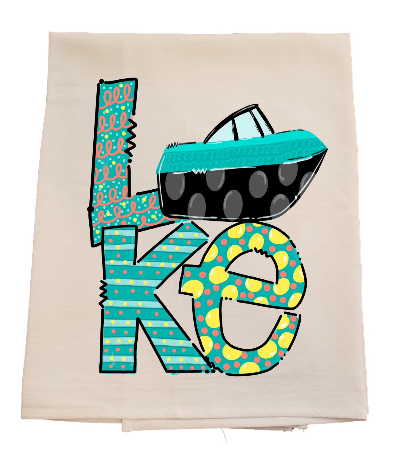 Lake Tea Towel image 0