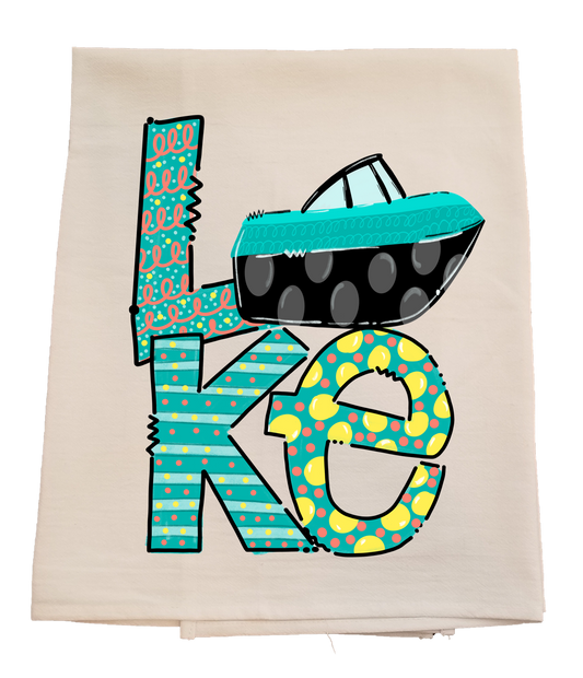 Lake Tea Towel image 0