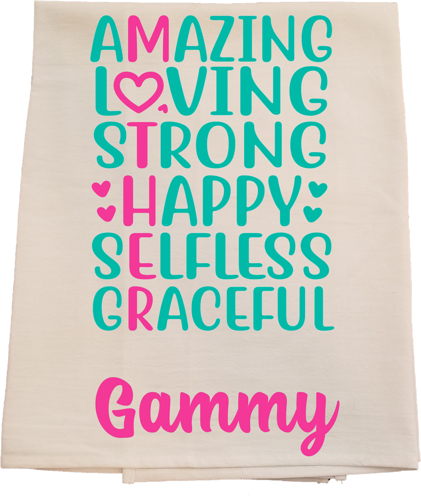 All About Mom Tea Towel w/ Custom Name image 0