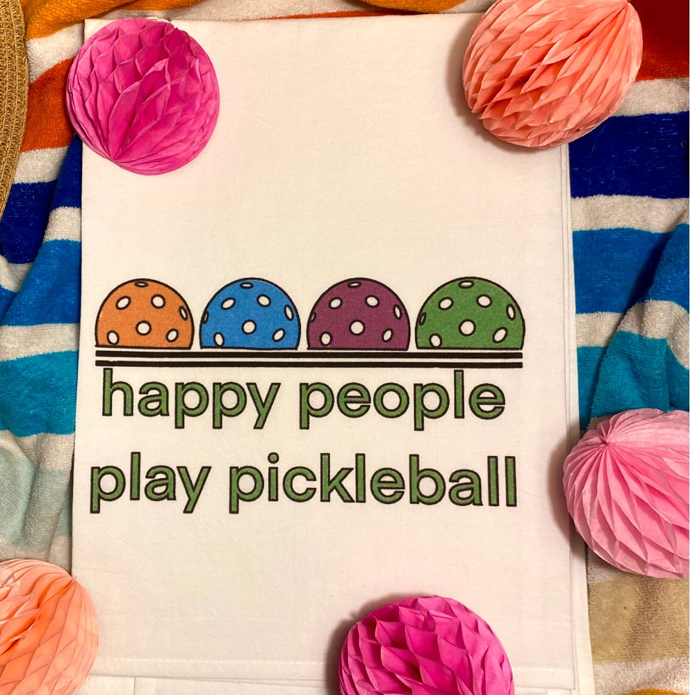 Happy People Play Pickleball image 0