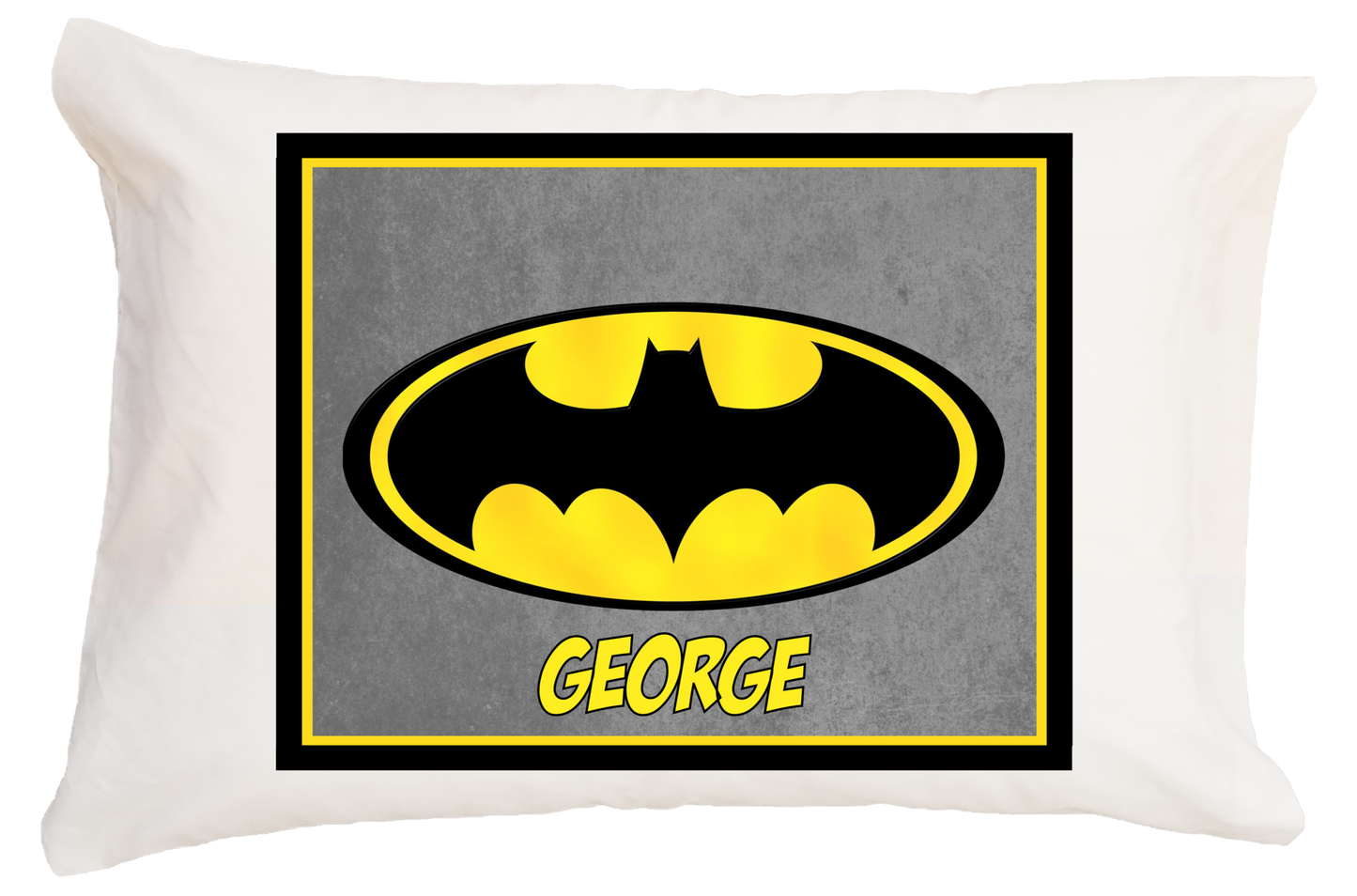 Bat Hero Custom Name Standard Pillowcase 