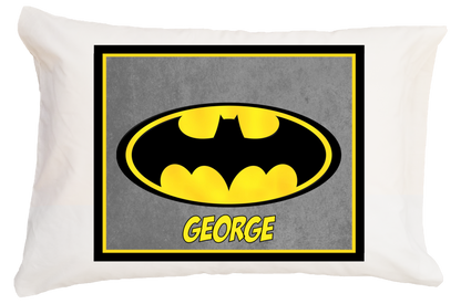 Bat Hero Custom Name Standard Pillowcase 