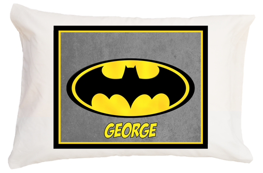 Bat Hero Custom Name Standard Pillowcase 
