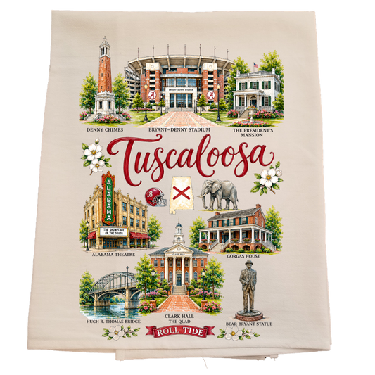 Tuscaloosa Tea Towel