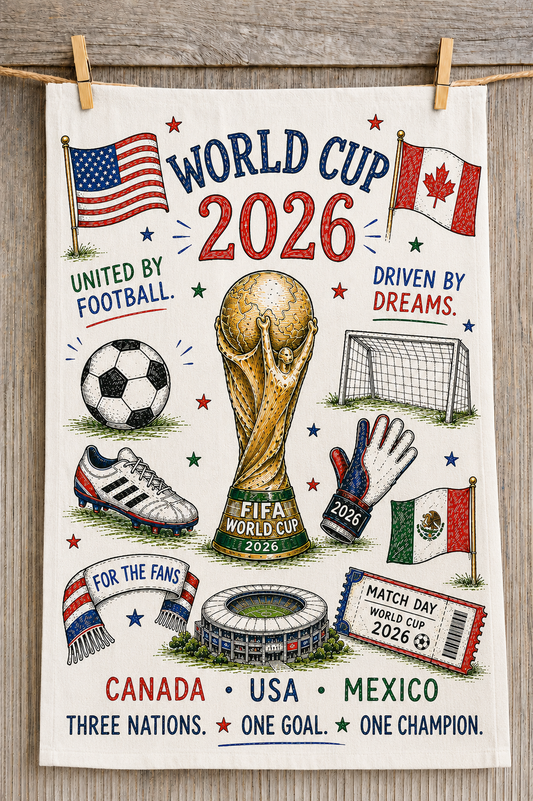 World Cup Tea Towel