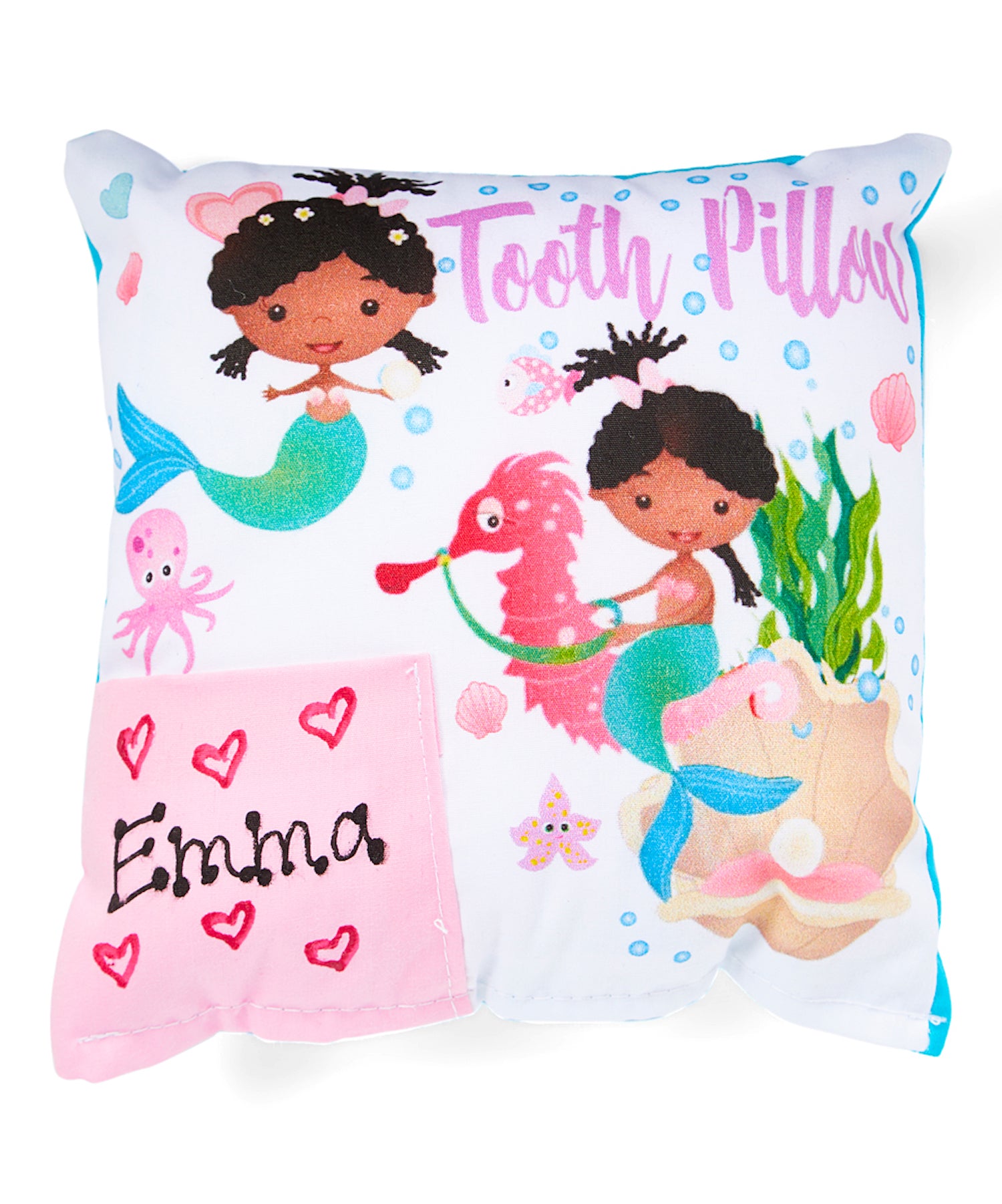 Mermaid Seahorse Tooth Fairy Pillow image 1