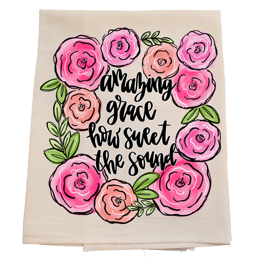 Amazing Grace Tea Towel