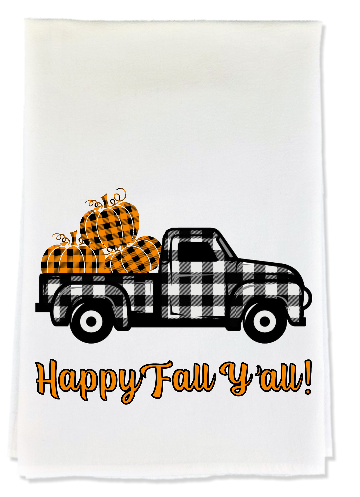 Happy Fall Y'all! Tea Towel image 0