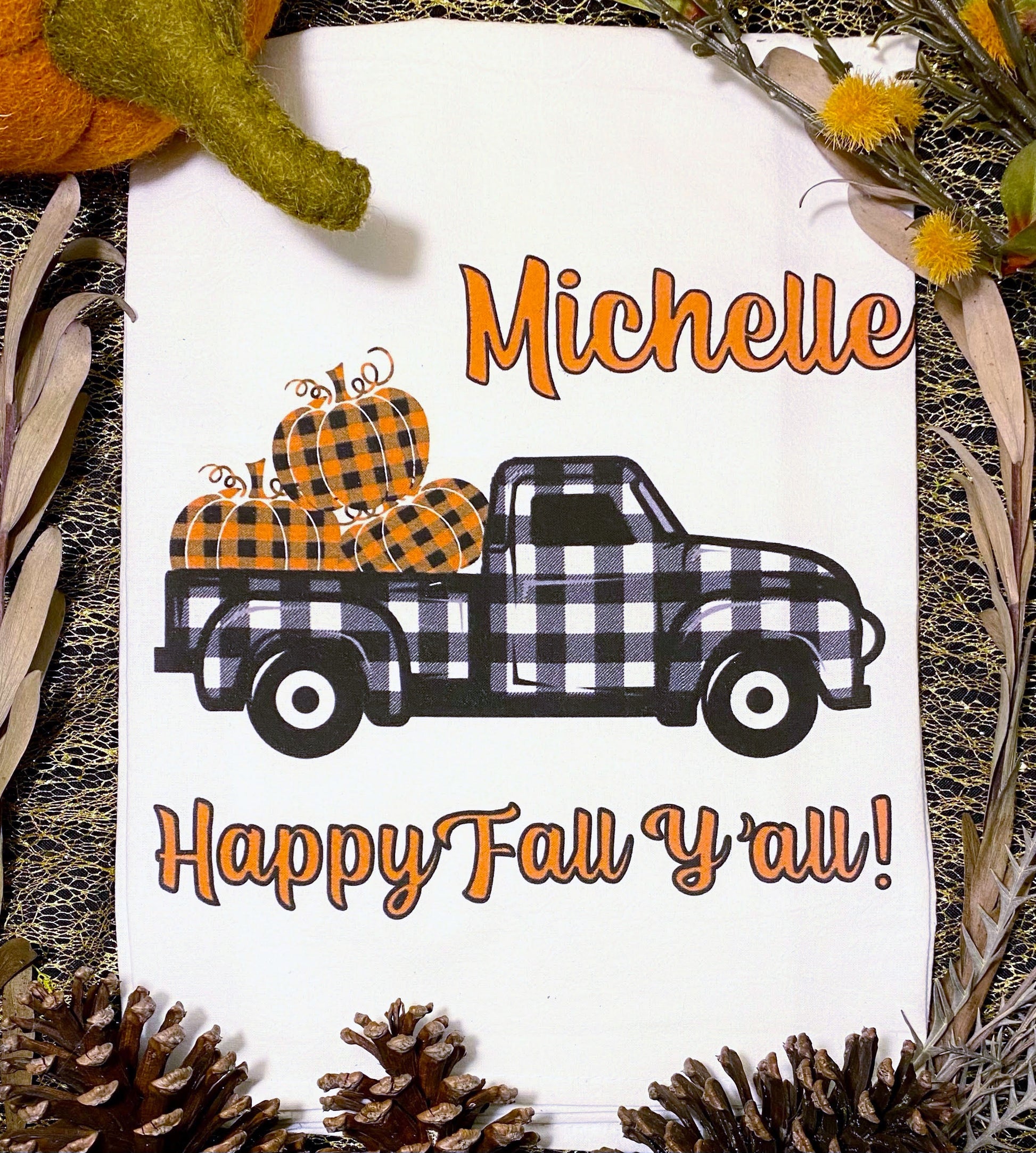 Happy Fall Y'all w/ Custom Name image 0