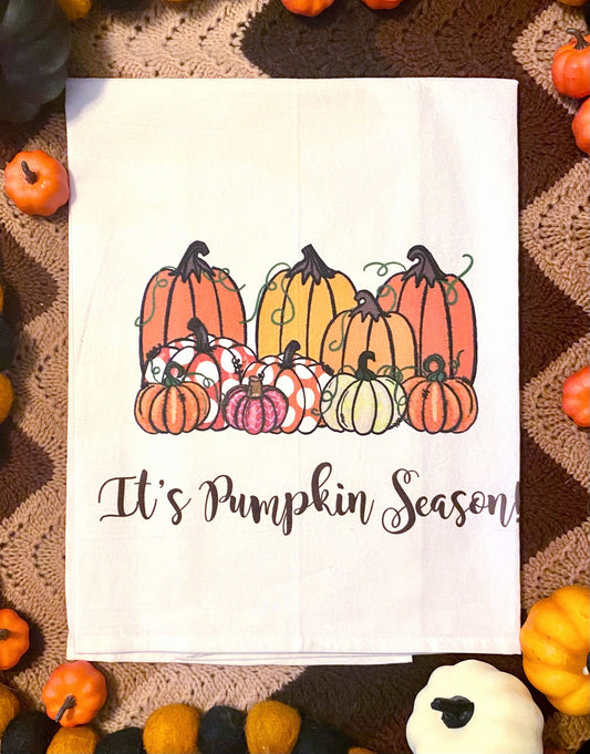 Pumpkin Season Tea Towel image 0