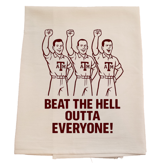 Aggie Yell Leaders Tea Towel
